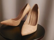 Czułenka DeeZee r. 37 szpilka 10-11cm, karmelowe