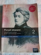 Ponad słowami-Podręcznik, kl. 2, cz. 1+2. Zakres podstawowy i rozszerzony 