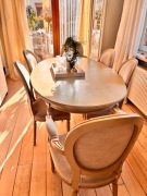 Stół Ludwik XIV, rozkładany 170/230 x 105 cm 