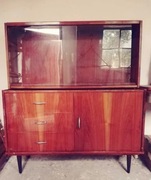 Komoda z witryną PRL