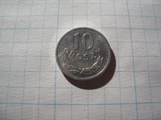 Polska moneta 10 gr groszy 1979 stan
