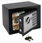 Sejf Domowy kasetka na zamek elektroniczny cyfrowy szyfr klucz kod 