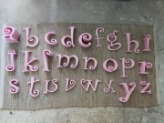 Literki ozdobne dekoracyjne litery dekoracja 