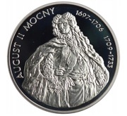 10 zł - August II Mocny - 2005 r  srebro zakupione w NBP