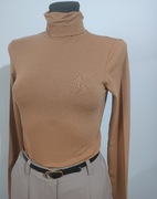 Camelowy cienki golf firmy Amisu nowy rozmiar XS 34/36