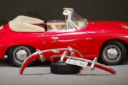 Bburago zderzak przedni Porsche 356 B (1961) 1/18