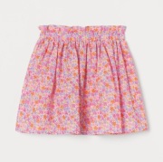 H&M Spódniczka w Kwiaty Pastelowa R. 110/116