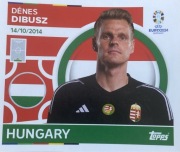 NAKLEJKI UEFA EURO 2024 - HUN 4 Denes Dibusz