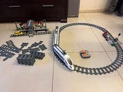 Lego CITY Pociąg pasażerski-60051 + dworzec kolejowy-60050 + tory dodatkowe
