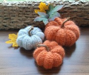 Dynia szydełkowa handmade ozdoba jesienna boho rekodzielo