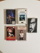 Stare kasety magnetofonowe George Michael Sandra z lat 80/90