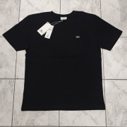 Czarny męski t-shirt Lacoste w rozmiarze XL i XXL