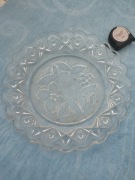 Duży talerz szklany na ciasto 