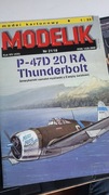 Model kartonowy Republic P-47D 20 RA Thunderbolt