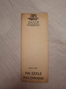 Program Teatr Polski Ernest Bryll Na szkle malowane 1970