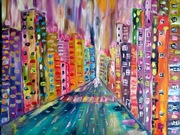 "Pozorna cisza" 40x50 NOWY M. Dziekańska