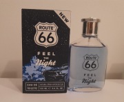 Męska woda toaletowa Route 66 Feel the night 100ml świeża, drzewna