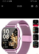 Inteligentny zegarek z pełnym dotykowym ekranem.