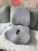 Poduszka ortopedyczna lędźwiowa + na siedzenie też do samochodu mata