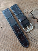 Pasek do zegarka 22 / 20 mm ręcznie robiony skóra naturalna handmade 