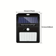 Solarna lampa ścienna LED z czujnikiem ruchu 42 diody led