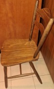 Krzesło bukowe – PRL – solidne, rustykalne – dobry stan