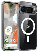 Etui magnetyczne TAURI do Google Pixel 9 / 9 Pro przezroczyste