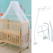 Uchwyt stelaż stojak na baldachim moskitiere do łóżeczka łózka dziecięcego