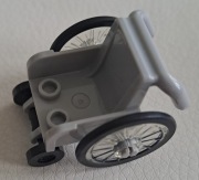 Lego City wózek inwalidzki szary