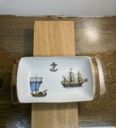 miseczka  WINTERLING kotwica statki GANGES DINHGI 1200  MAYFLOWER 1620 60'