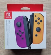 2 razy joy-con fioletowy pomarańczowy Nintendo Switch 