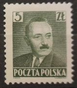 Bierut znaczek Polska 5 zł 