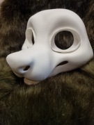 Furry fursuit mask base cosplay maska baza fursona therian dog  kemoni