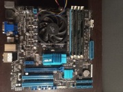 Zestaw PC komputer płyta główna + procesor + 16gb ramu ddr3