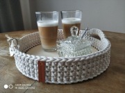 Taca Handmade Rękodzieło  sznurek bawełniany boho
