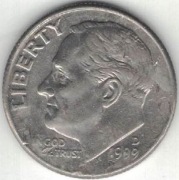 USA 10 centów 1999 D