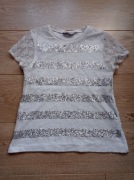 GEORGE ŚLICZNA BLUZECZKA KORONKOWA Z CEKINAMI 11-12 LAT 152