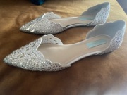 Blue by Betsey Johnson czólenka Ivory 39 ślubne