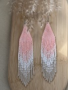 Kolczyki z japońskich koralików.