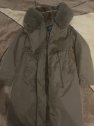 Zimowa Kurta damska Parka brązowa