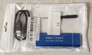 Obudowa dysku SSD M.2 PCIe NVMe SATA USB-C