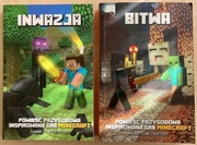 Minecraft: Inwazja, Bitwa - Mark Cheverton, dwie książki