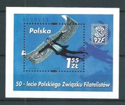bl.173 (3714) 50-l Polskiego Związku Filatelistów 