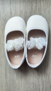 Baleriny białe niemowlęce 20/21 chrzest H&M