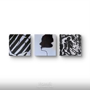 Kompozycja na plotnie Black &white