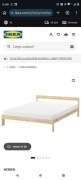 Rama wraz z materacem 140x200cm IKEA- dostawa GRATIS 