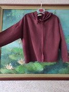 modna dresowa budrysówka bluza młodzieżowa z kapturem  kangurka Pull & Bear