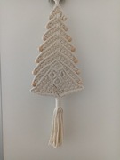 Makrama ścienna choinka hand made