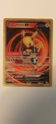 Złota karta Pokemon Pikachu