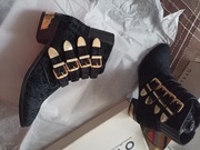 Office Alabama skórzane botki kowbojki 38 wkł 24 